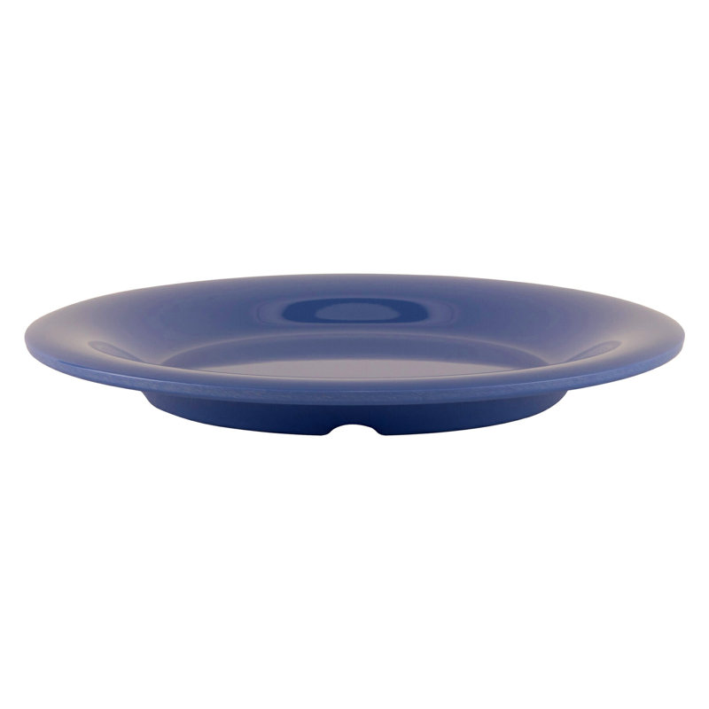  Assiette de présentation en mélamine 6,5 po, 12 pièces, Bleu