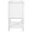 Meuble-lavabo de 24 po avec lavabo en céramique, rangement rétro à 2 tiroirs, tablette ouverte, tablette et tiroirs à finition ultrabrillante