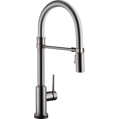 Trinsic Pro Pull Down Touch Single Handle Kitchen Faucet with Accessories