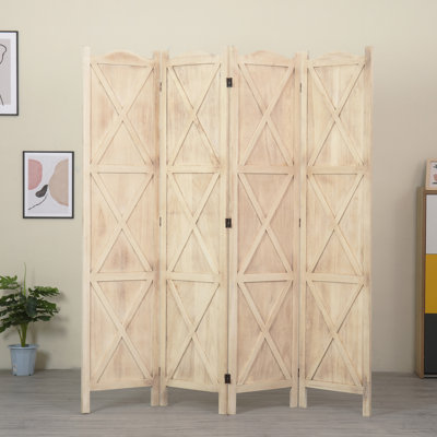 Venilale 68'' W x 70'' H 4 - Panel Folding Room Divider