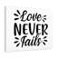 Lover Never Fails - Wrapped Canvas Print-98265954