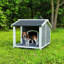 Niche pour chien en bois