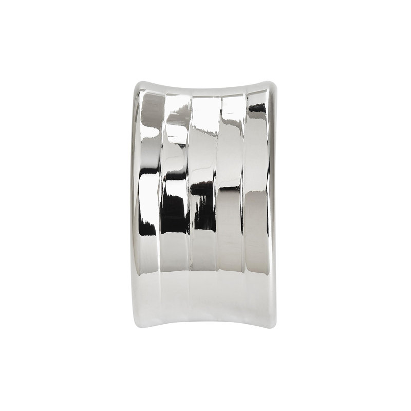 Poignée arche concentrique, Nickel poli, 1.25"