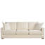 Leah 99" Sofa in High Performance Asbury Oatmeal Fabric