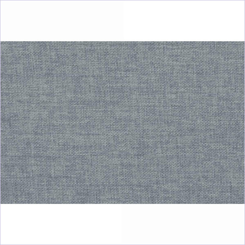 Repose-pieds en tissu moelleux gris ardoise cocktail moderne avec pieds en bois | Bois | Brun