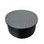 Protège-pieds de chaise en PVC 4 pouces Protecteurs de plancher en tube rond Embouts de pieds de meubles noirs