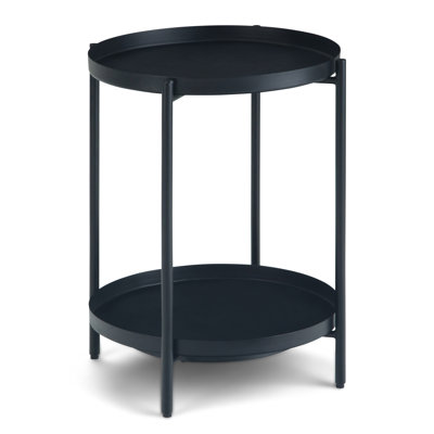 Modern - Metal End Table - Black