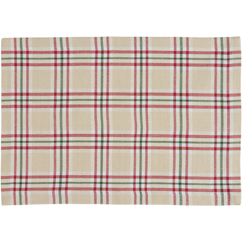  Ensemble de 4 napperons Cozy Christmas, Beige