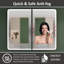 Armoire à pharmacie à DEL encastrée ou à fixation en surface 36 po x l 30 po avec miroir et tablettes Brendyn, éclairage DEL, désembueur, fonction mémoire, noir-203173053-251366852