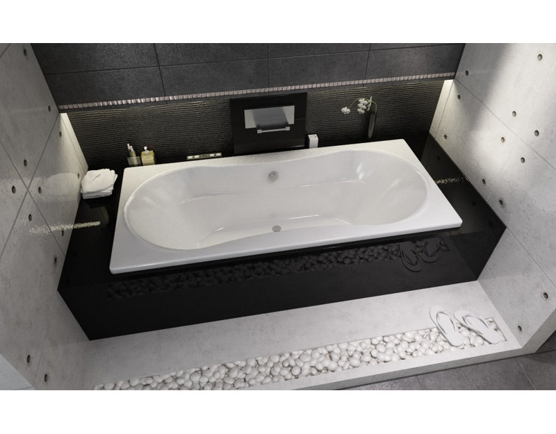 2050mm x 105mm Soaking Acrylic Bathtub