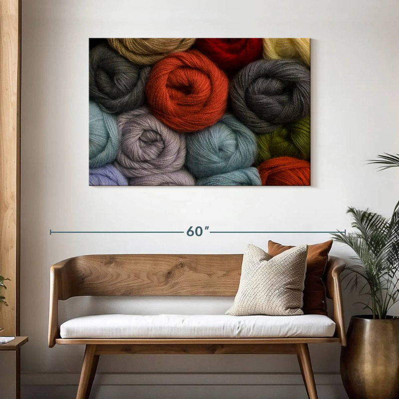 Senne Knitting Yarns, 30" H x 45" W