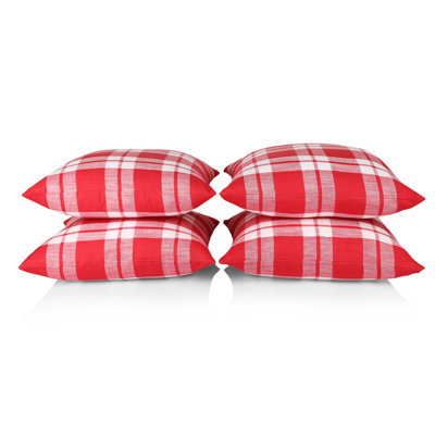 Lowry Plaid Square Cushion Cover