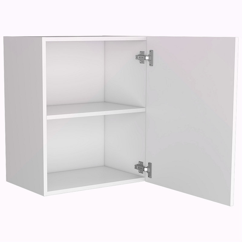 Armoire murale Dennard, cuisine, Blanc