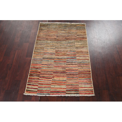 Maaza One-of-a-Kind 2'8" X 3'11" Wool Area Rug in Beige