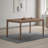 Rectangular Solid Wood Base Dining Table-897121360