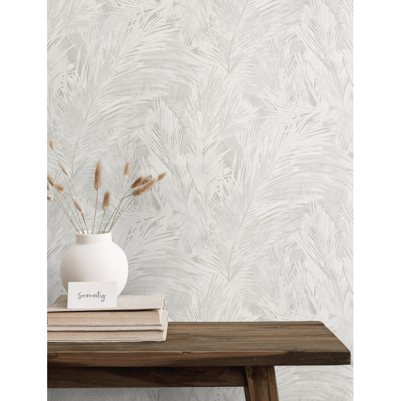Papier peint floral Alisson, Brouillard