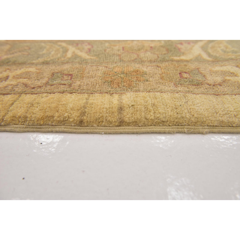 Tapis de zone en laine noué la 16 pi 6 po x 25 pi 2 po one-of-kind Huntingdon