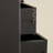 Light luxury black bookcase