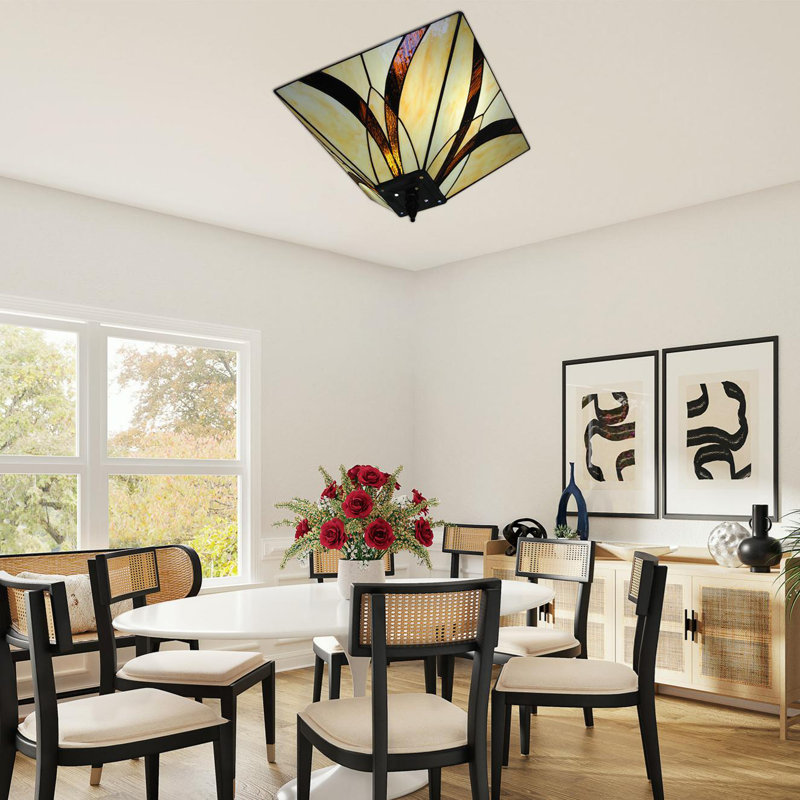 Plafonnier semi-encastré 3 lumières