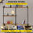 Jessamyn 3 Piece Solid Wood Floating Shelf with Straight Brackets