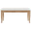 Ensemble de table de salle à manger à tréteaux 6 pièces avec chaises rembourrées et banc de salle à manger Retro-1686773311-1686773309