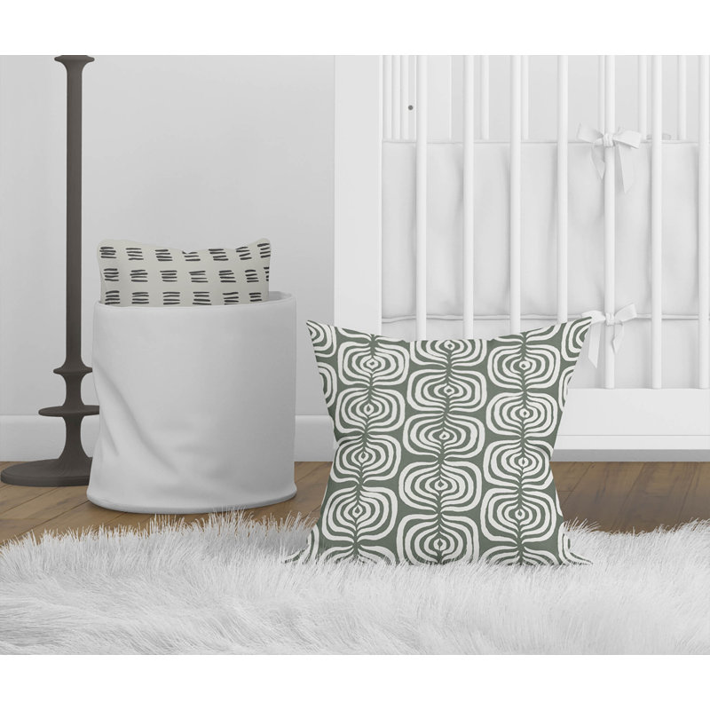 Coussin The Way, Chimichurri / vert, H 18 po x l 18 po