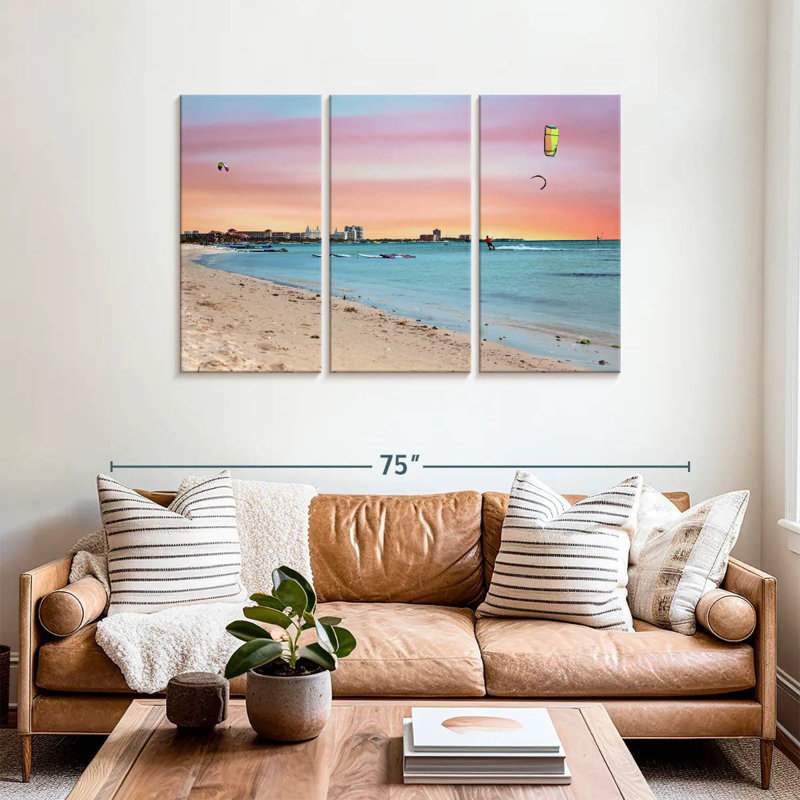 Gillard Sunset At Palm Gillard Aruba, 36" H x 57" W
