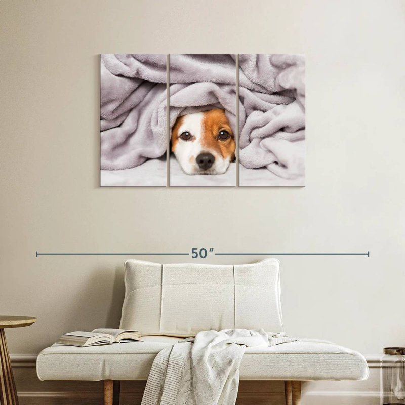 Brampt Blanket Bundled Dog, 24" H x 38" W