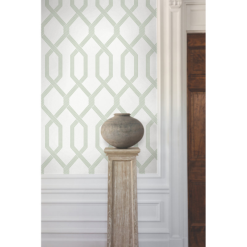 Palisade Geometric Wallpaper Double Roll, Green