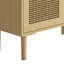 Buffet à 4 portes en maille de rotin avec huit espaces de rangement-1521734907