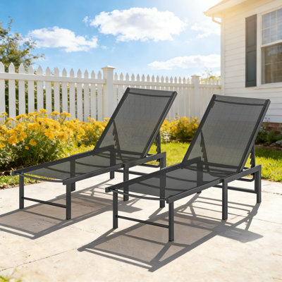 186cm Long Chaise Lounge Set