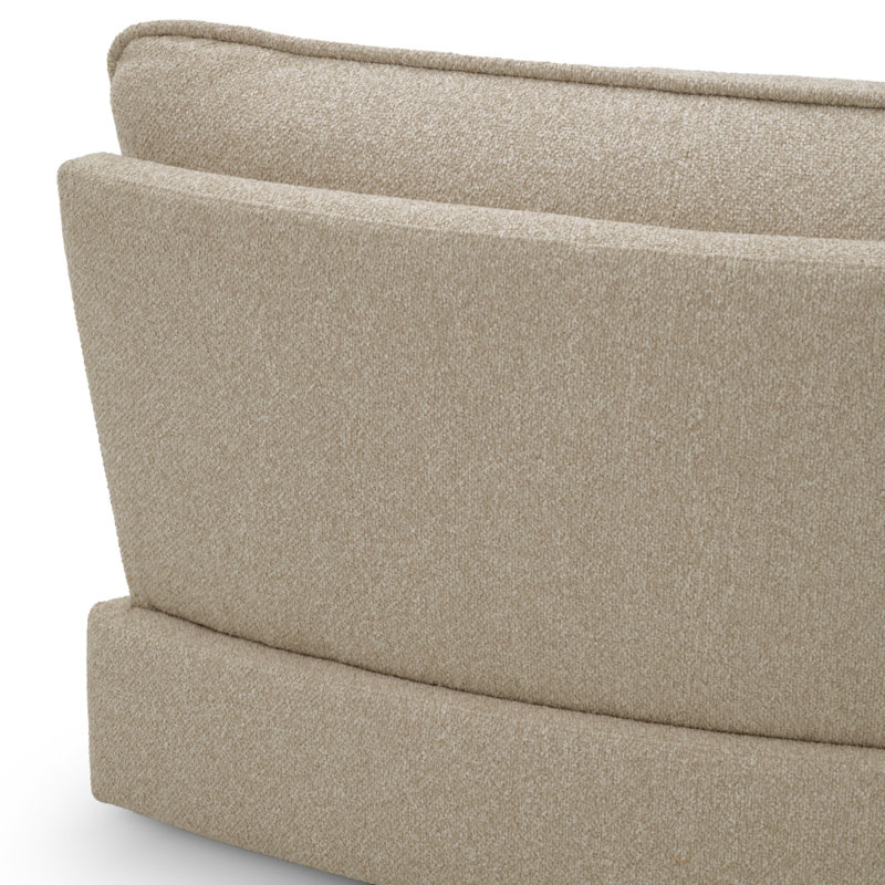 Modular Sofa Cresson Daley Sand - Inner Corner, 29.13" H x 55.91" W x 55.91" D