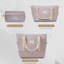 Ensemble de 6 valises rigides avec serrure TSA, ensemble de valise à roulettes 16/20/24/28 pouces avec sac de voyage extensible et trousse de toilette imperméable, poignée réglable (rosé)