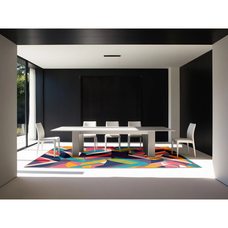 Luminous Vortex Rug, Round 5'
