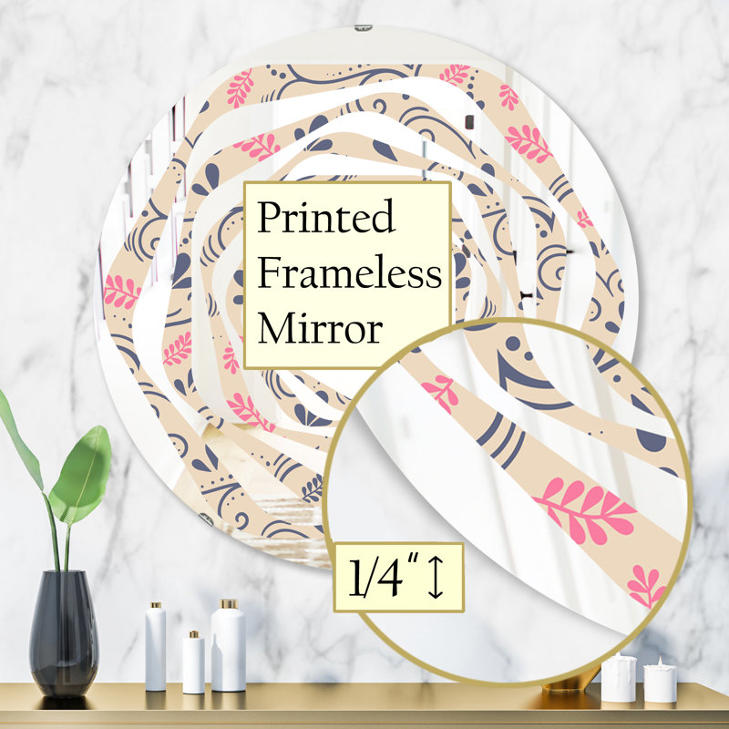 Miroir mural Whirl, H 31,5 po x l po