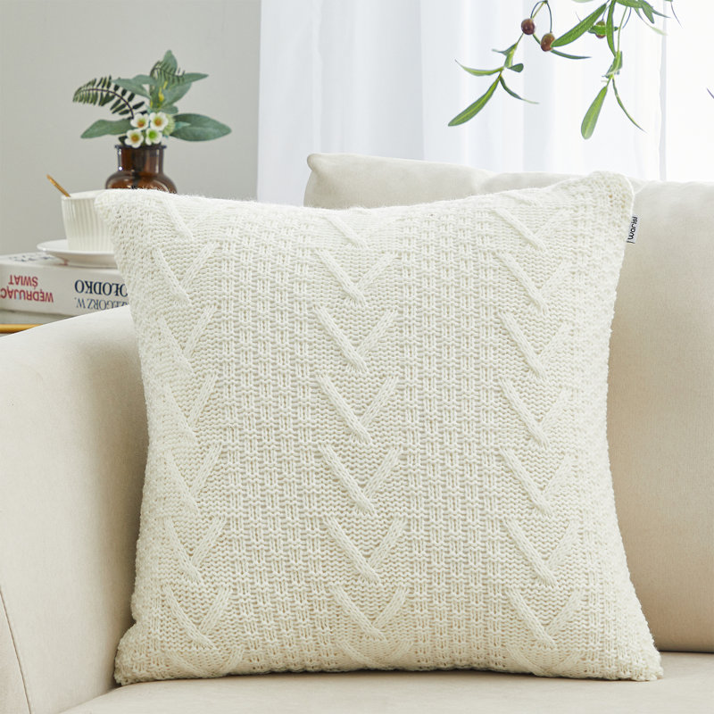 Coussin Arrowhead, Blanc