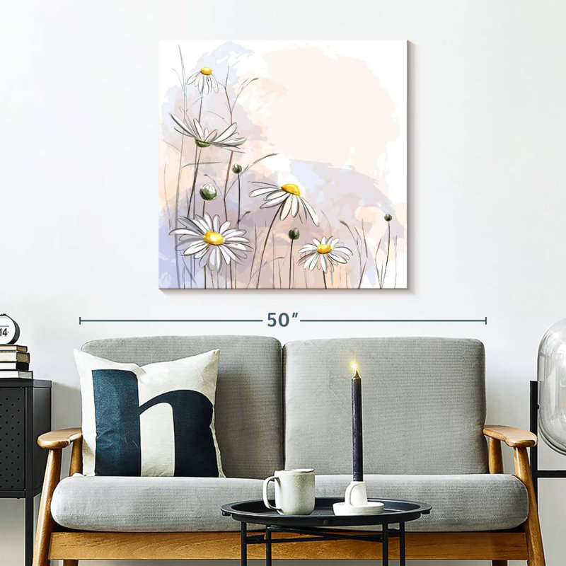 Harnek Ox-Eye Daisies, 30" H x 30" W
