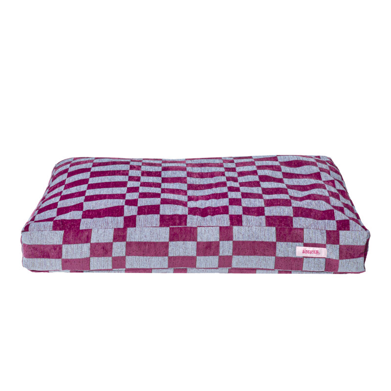 Mabel Designer Modern Ultra Soft Reversible Plush Rectangular Pet Bed with Washable Cover, Large (41" W x 25.5" D x 9.5" H)