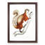 White-Bellied Flying Squirrel Illustration by John Edward Gray - Picture Frame Painting Print-55612685-55612684
