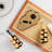 Golden Bathroom Accessories Set
