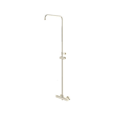 Exposed Wall Mount Thermostatic Shower With Diverter