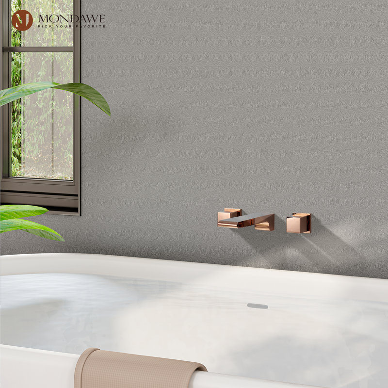 2-handle Bathroom Faucet, Rose Gold