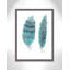 «Feathers in Turquoise II», art encadré-47566105-47566111
