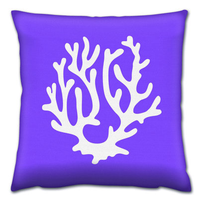 Coussin lavable de qualité supérieure, 17,0 x 17,0 pouces, 50% coton / 50% polyester, rembourrage en silicone, fermeture à glissière dissimulée | Doux, confortable et repassable | Parfait pour la décoration intérieure, le salon et la chambre à cou