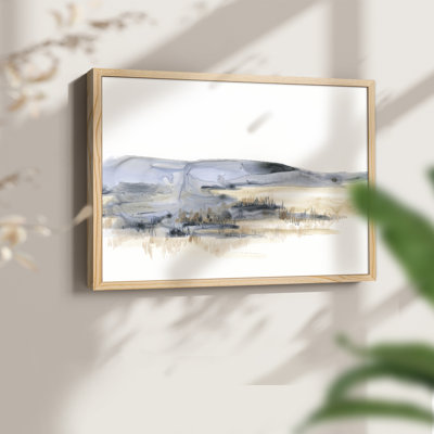 Reedy Flats I -Framed Print - Restickable