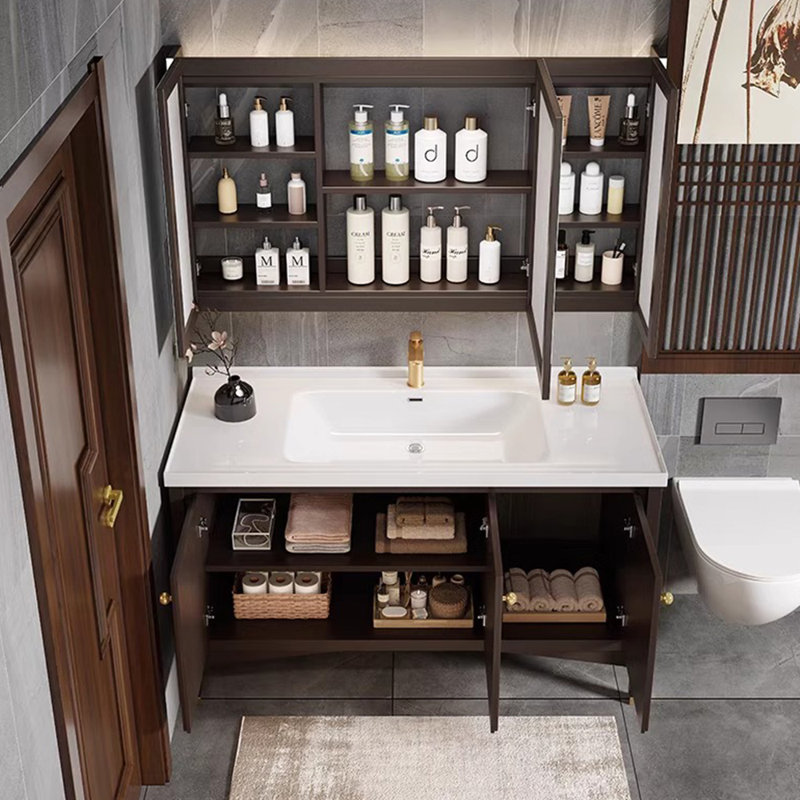 Meuble-lavabo simple de style chinois