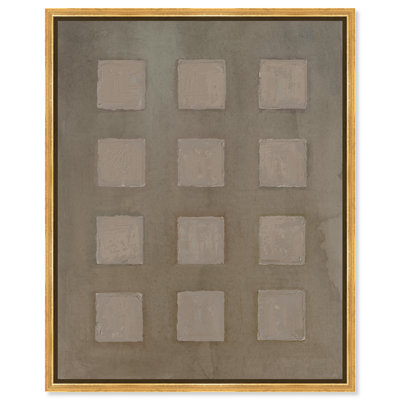 Order II Canvas Abstract Print by Oliver Gal, Black Frame, 16 x 20