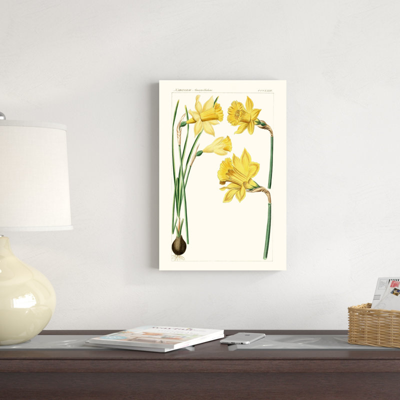 «Bright Botanicals I», impression sur toile tendue, H 18 po x l 12 po