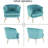 Latulip Velvet Armchair-1135459404