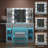 Makeup Vanity With Mirror And Lights, RGB Lighted Vanity Desk With Power Outlet, 3 Drawers & 2 Large Tempered Glass Cabinets, Fold-Up Panel, Glass Top Vanity With Chair